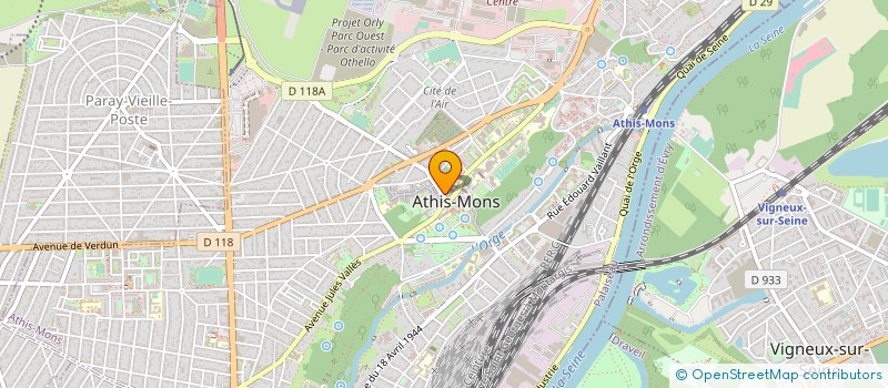 localisation de l'entreprise KINETIKOS à ATHIS-MONS
