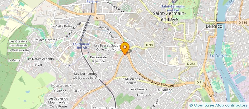 localisation de l'entreprise KINETIS TELECOM à SAINT-GERMAIN-EN-LAYE