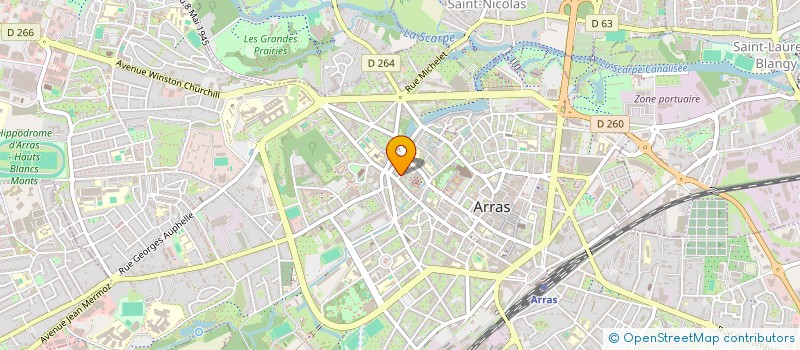 localisation de l'entreprise KINETOS PROD à ARRAS