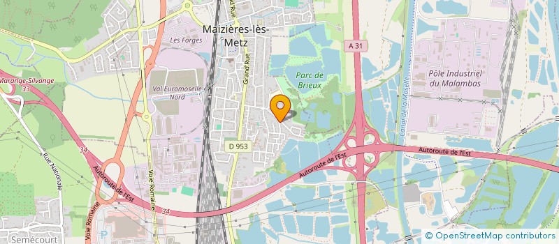 localisation de l'entreprise KINETSUKI  MAIZIERES-LES-METZ