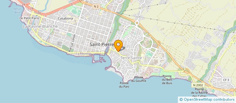 localisation de l'entreprise KINETYS -TERRE SAINTE à SAINT-PIERRE
