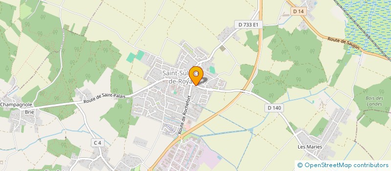 localisation de l'entreprise KINEVA  SAINT-SULPICE-DE-ROYAN