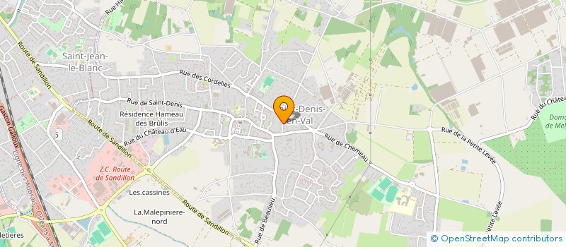 localisation de l'entreprise KINEVAL-SANTE à SAINT-DENIS-EN-VAL