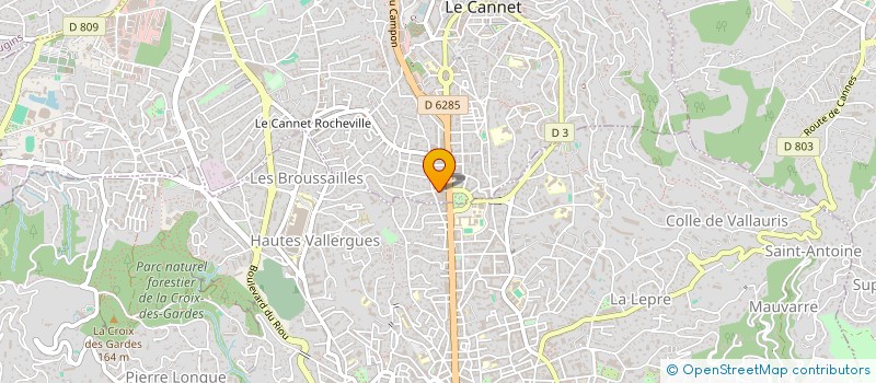 localisation de l'entreprise KINEVERTUS à LE CANNET