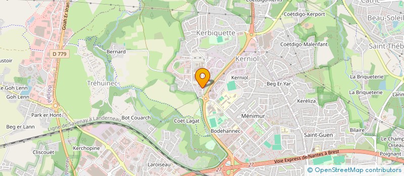 localisation de l'entreprise KINEVIAM à VANNES