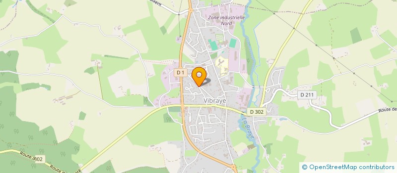 localisation de l'entreprise KINEVIB  VIBRAYE