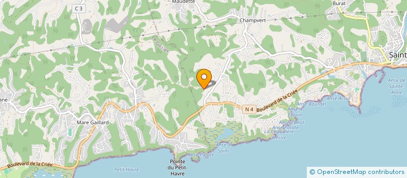 localisation de l'entreprise KINEVOLUTION PEWE  SAINTE-ANNE