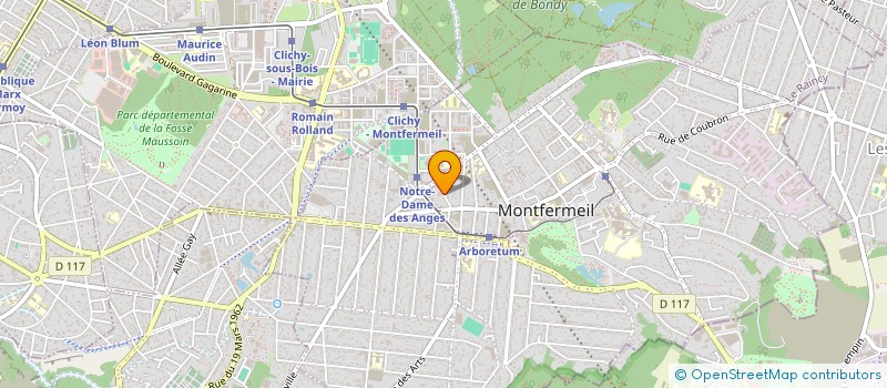 localisation de l'entreprise KINEXT  MONTFERMEIL