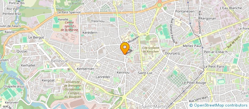 localisation de l'entreprise KINEZEN à BREST