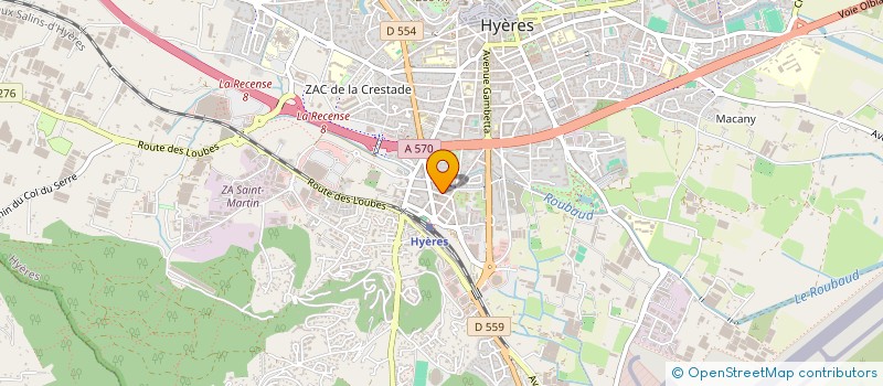 localisation de l'entreprise KINEZEN IMMO à HYERES
