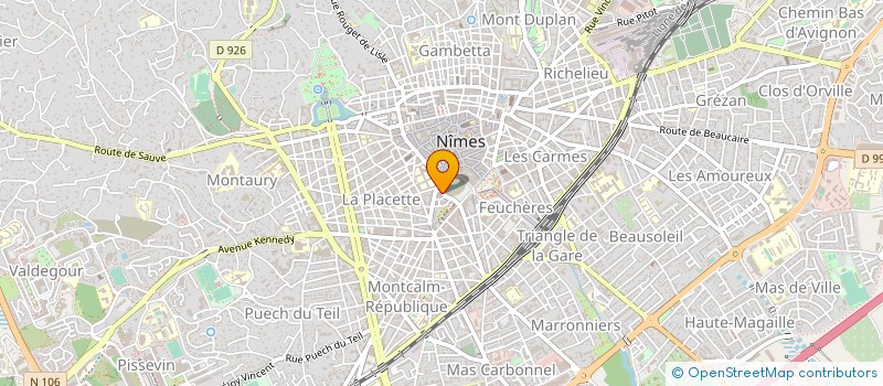 localisation de l'entreprise KING  NIMES