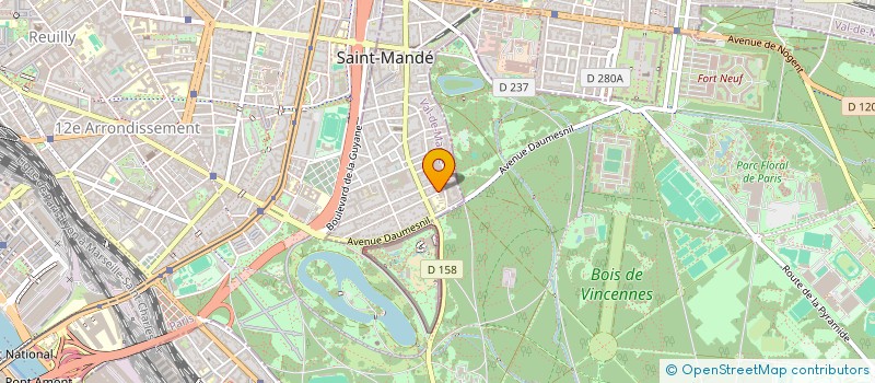 localisation de l'entreprise KING à SAINT-MANDE