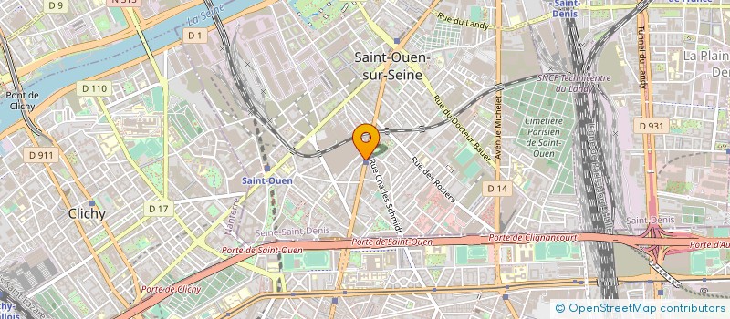 localisation de l'entreprise KING à SAINT-OUEN-SUR-SEINE