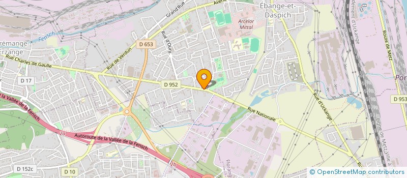 localisation de l'entreprise KING à FLORANGE