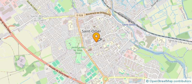 localisation de l'entreprise KING AMEUBLEMENT à SAINT-OMER