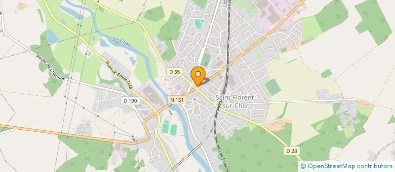 localisation de l'entreprise KING BARBER  BOURGES