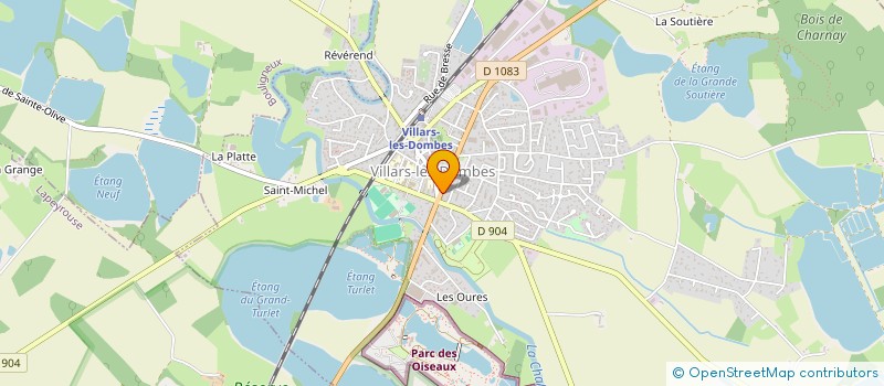 localisation de l'entreprise KING BARBER  VILLARS-LES-DOMBES