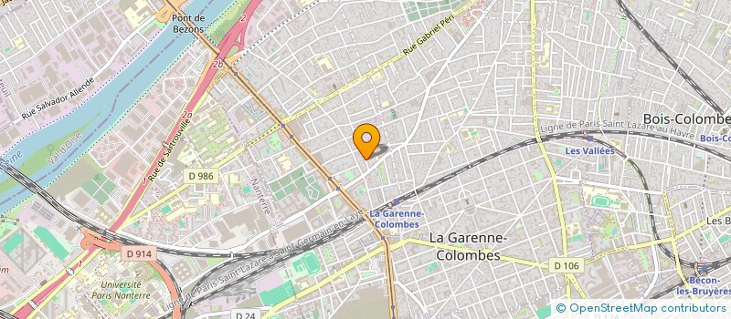 localisation de l'entreprise KING BEE STUDIO SARL à COLOMBES