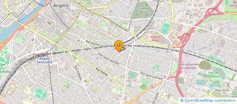 localisation de l'entreprise KING BOXING FACTORY à ANGERS