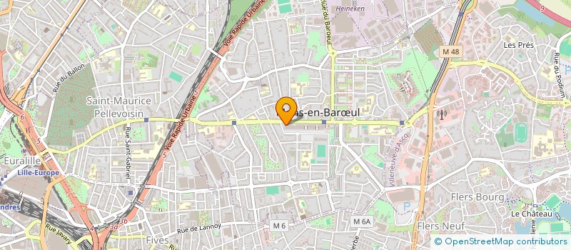 localisation de l'entreprise KING BURGER  MONS-EN-BARUL