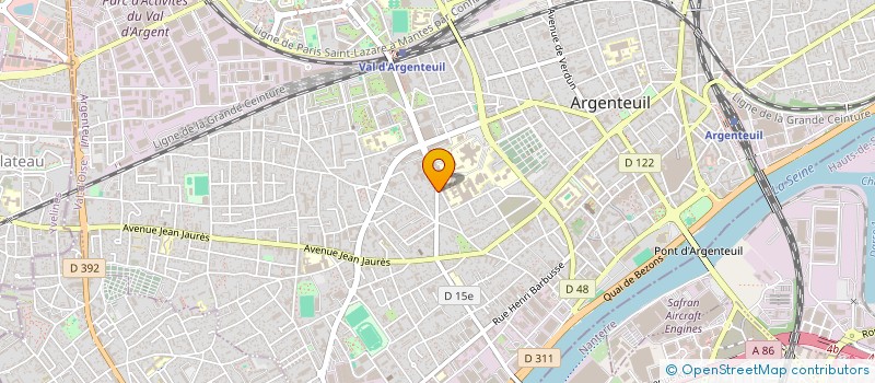 localisation de l'entreprise KING BURGER  ARGENTEUIL