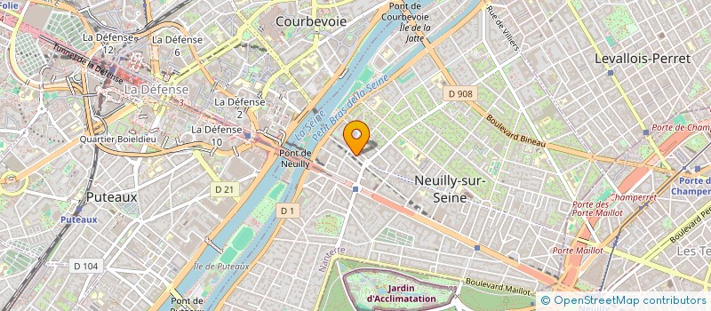 localisation de l'entreprise KING DAVID à NEUILLY-SUR-SEINE