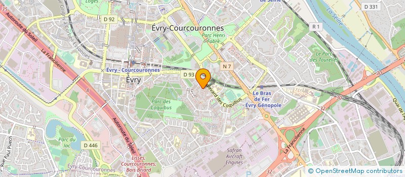 localisation de l'entreprise KING DISTRIBUTION à EVRY-COURCOURONNES