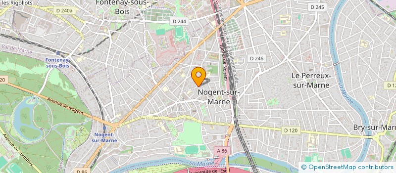 localisation de l'entreprise KING ET KONG HOTEL  NOGENT-SUR-MARNE