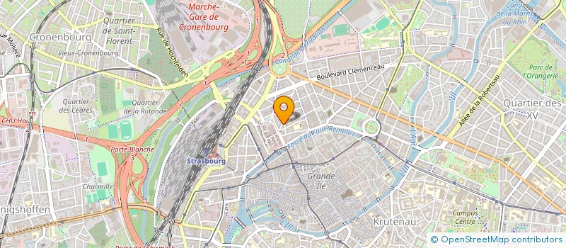 localisation de l'entreprise KING EVASION à STRASBOURG