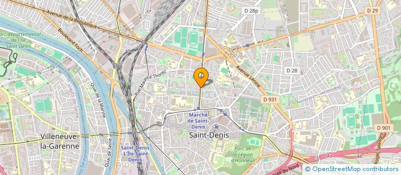 localisation de l'entreprise KING FOOD à SAINT-DENIS