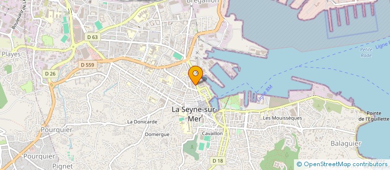 localisation de l'entreprise KING FOOD à LA SEYNE-SUR-MER