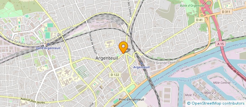 localisation de l'entreprise KING FOOD  ARGENTEUIL