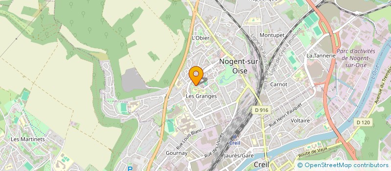 localisation de l'entreprise KING GALEDOU  NOGENT-SUR-OISE