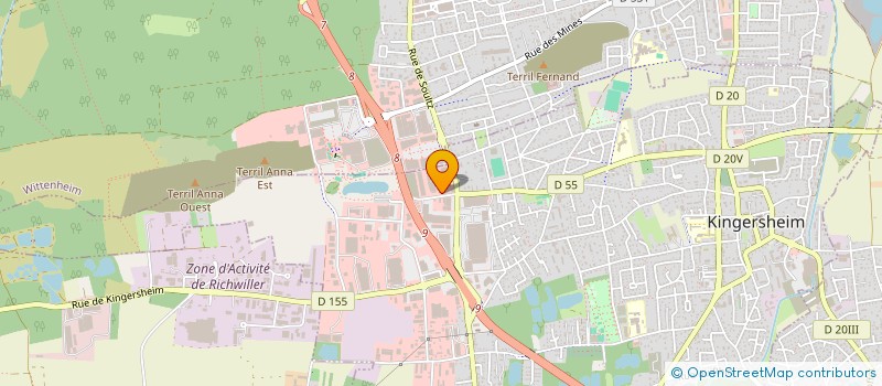 localisation de l'entreprise KING GEL HOME SERVICE  KINGERSHEIM