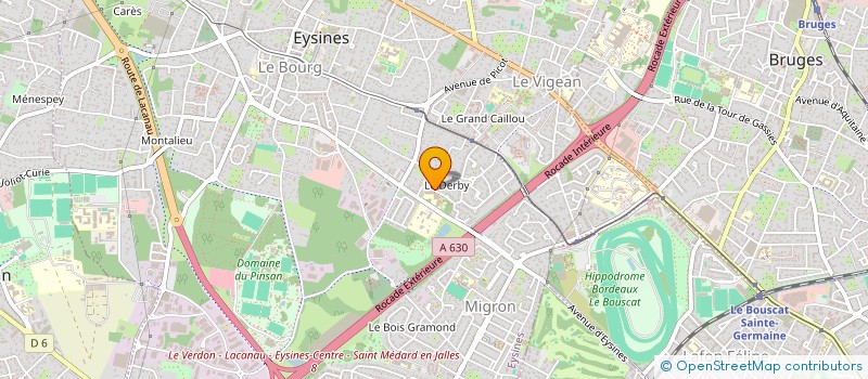 localisation de l'entreprise KING INVESTISSEMENTS  EYSINES