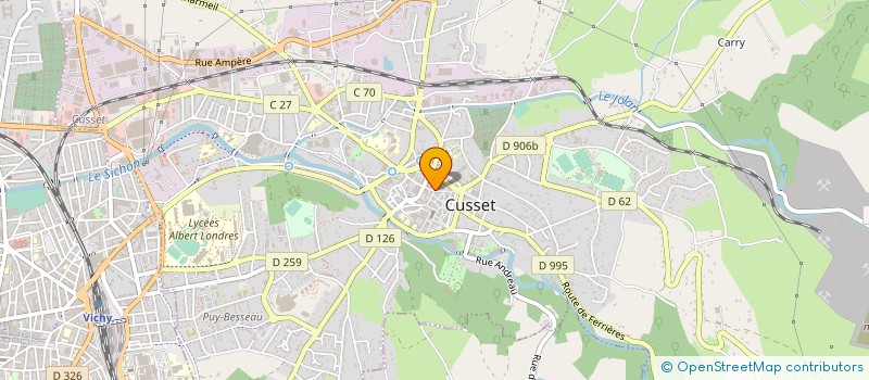 localisation de l'entreprise KING MOBILE & FIX à CUSSET