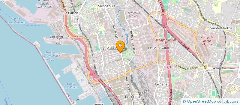 localisation de l'entreprise KING PARBRISE à MARSEILLE