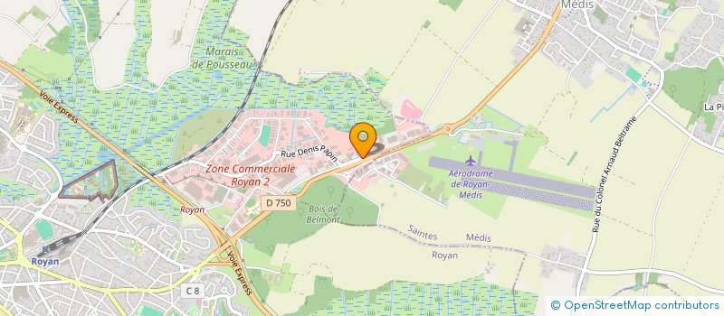 localisation de l'entreprise KING PARTY  SAINTES