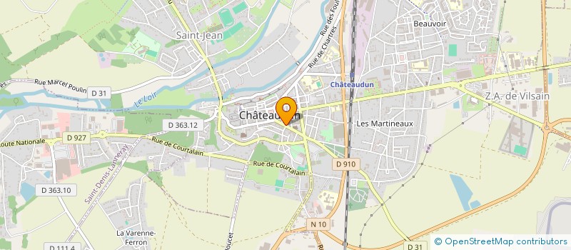 localisation de l'entreprise KING PIZZA à CHATEAUDUN