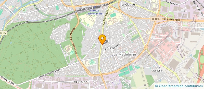 localisation de l'entreprise KING PROPRETY  EVREUX