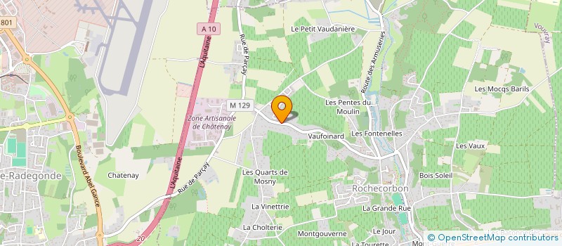 localisation de l'entreprise KING RACING 37  ROCHECORBON