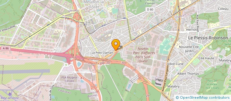 localisation de l'entreprise KING'S BIKE à CLAMART