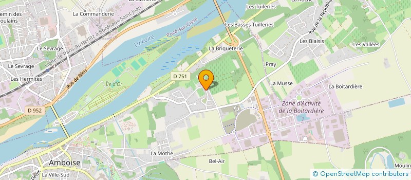 localisation de l'entreprise KING'S CRAZY SKULL  AMBOISE