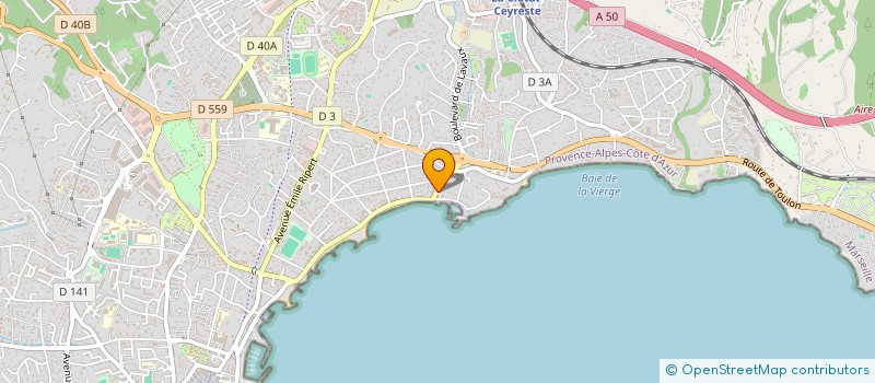 localisation de l'entreprise KING SARL à LA CIOTAT