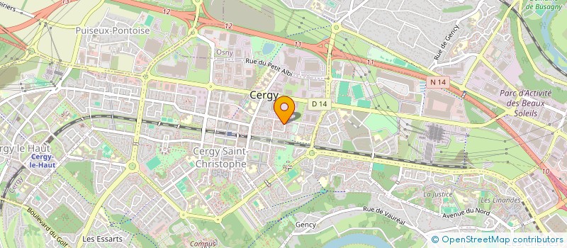 localisation de l'entreprise KING SECURITE  CERGY