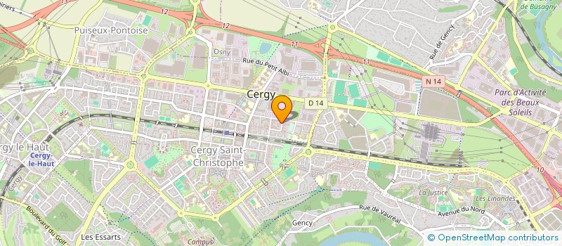 localisation de l'entreprise KING SERVICES à CERGY