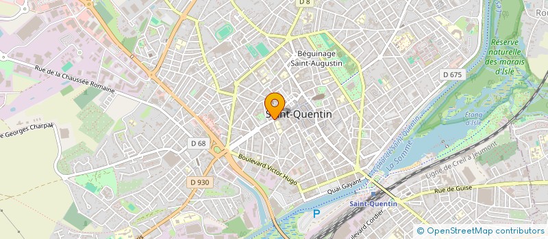 localisation de l'entreprise KING'STORE à SAINT-QUENTIN