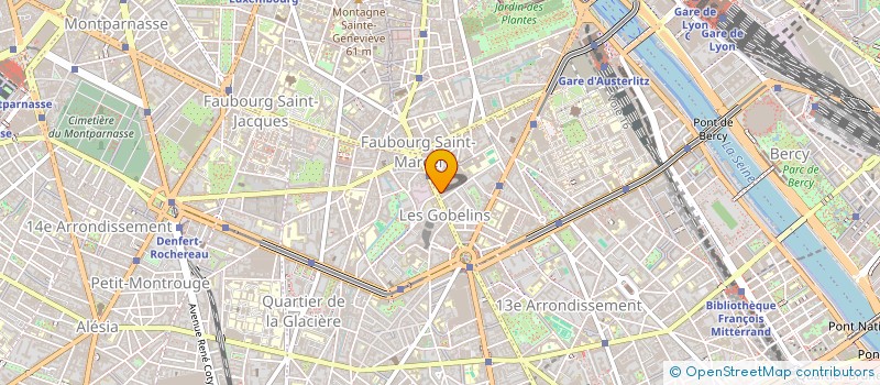 localisation de l'entreprise KING SUPER GOBELINS à PARIS