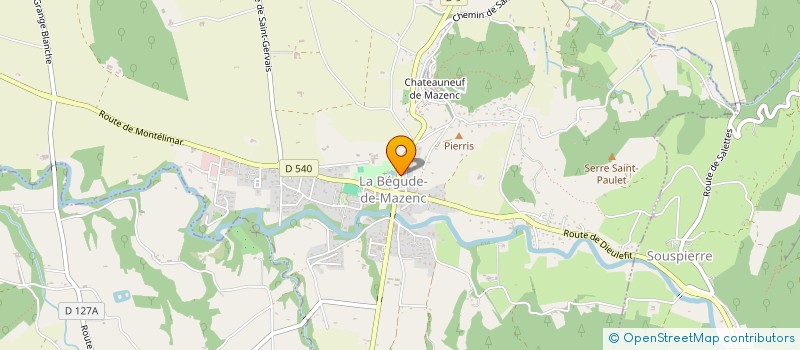 localisation de l'entreprise KING TAO  SAILLANS