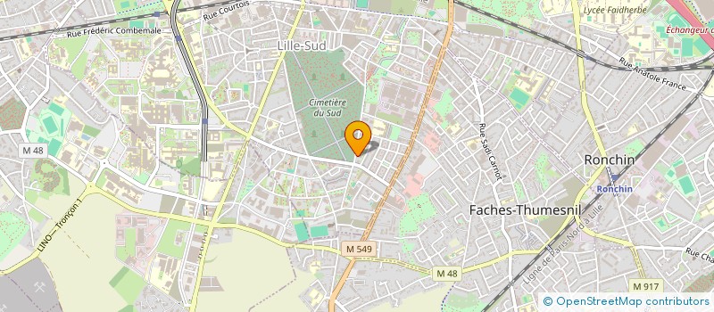 localisation de l'entreprise KING TAXI à LILLE